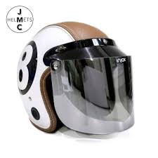 3 rekomendasi toko helm bogo di shopee, harga mulai dari. Helm Bogo Retro Sni Motif Angka 8 Putih Kaca Datar Dewasa Shopee Indonesia