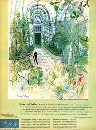1952 Raoul Dufy Illustration Garden Of Eden De Beers By Vividiom 9 00 Raoul Dufy Artwork De Beers
