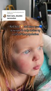 Yeux Bleu Cheveux Roux