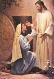 Image result for images jesus surprises mary at empty tomb