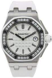 Audemars Piguet Royal Oak Offshore Ladies With White Rubber Strap 37mm Piguet Audemars Piguet Royal Oak Audemars Piguet Royal Oak Offshore