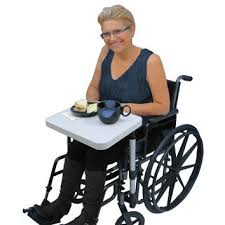 Jobar International Swivel Wheelchair Tray Wheelchair Simple Storage Power Wheelchair Accessories