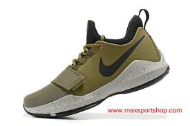 Black And Green Nike Basketball Shoes Nike Pg 1 Army Green Black Dots Basketball Shoes For Men Basketball Shoes For Men Paul George Shoes Basketball Shoes Kobe
