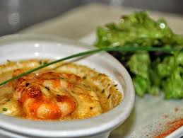 Cassolette De Cabillaud Gratinee Aux Crevettes
