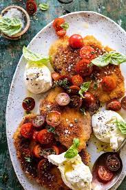 Basil Chicken Saltimbocca With Marinated Tomatoes And Burrata Half Baked Harvest Recipe Summer Chicken Recipes Chicken Saltimbocca Marinated Tomatoes