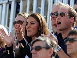 Prince William and Kate cheer