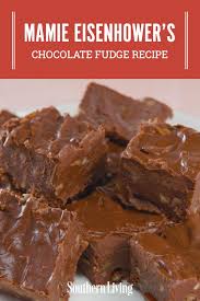 Mamie Eisenhower S Chocolate Fudge Recipe Recipe Fudge Recipes Fudge Recipes Chocolate Homemade Fudge Recipes