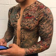 These designs are much popular now for people who want to cover up their bodies with tattoo ink. Japanese Upper Body Tattoo Japanese Tattoos For Men Japanese Tattoo Tattoos For Guys