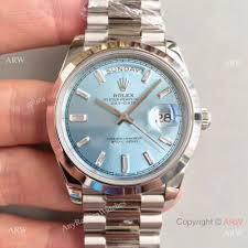 Big Face Rolex Presidential Replica Day Date Ii Light Blue Face Rolex Presidential Replica Watch