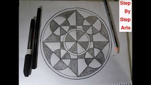 How To Drawing Circles Geometrical Shapes Step By Step Arts On Line Paper Very Easy Arts Youtube This tutorial is very easy. how to drawing circles geometrical shapes step by step arts on line paper very easy arts