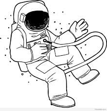 Astronaut Line Drawing Astronaut Drawing Astronaut Cartoon Space Drawings