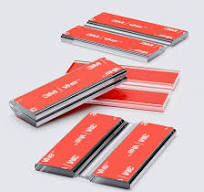 4X 50mm Flexible Hinges - No Glue Required, Self Adhesive. Low Profile,  Transparent, Acrylic Piano Hinges, 2" -4 Pack-