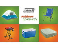 Win Coleman Air Beds Camping Chairs Cooler Grill More Freebiefresh Coleman Sweepstakes Camping Chairs