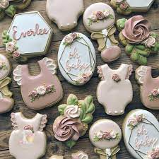 From the darling printables and stationery to the delectable desserts! 190 Cookies Baby Shower Girly Floral Ideas In 2021 Baby Shower Cookies Baby Cookies Cookie Decorating