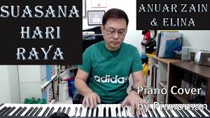 Suasana hari raya cover | guitar instrument version. Suasana Hari Raya Anuar Zain And Elina Piano Cover By David Cha Youtube