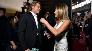 Pitt, 57, clad in a black hoodie and gray jeans, was wheeled along by a bodyguard. Brad Pitt Jennifer Aniston Cooperate For First Time In 19 Years Egypt Independent