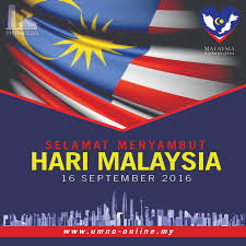 Two halves, two towers, two capitals and two birthdays. Infografik Hari Malaysia 2016 Umno Online Flickr