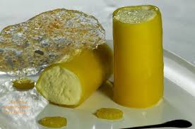 Cannelloni De Mangue A L Agar Agar Farci De Mousse Au Chocolat Blanc Mousse Chocolat Blanc Mousse Au Chocolat Chocolat Blanc