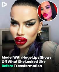 She looks like a completely different person 😲