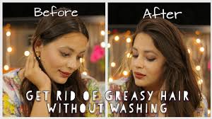Get Rid Of Greasy Hair Greasy Hair Quick Fix No Need For Shampoo Youtube