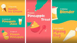 Place 1 1/2 cups frozen pineapple chunks, 1/2 cup frozen mango chunks, 2 scoops vanilla ice cream, 2 ounces pineapple juice, 2 ounces orange juice, and 2 ounces gin in a blender. Disney Shares Dole Whip Recipe Nerdist