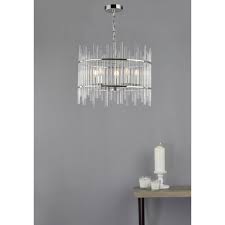 Check spelling or type a new query. Dar Lighting 2020 21 Oly0538 Olyn 5 Light Ceiling Pendant In Polished Nickel Finish With Clear Glass Rods Castlegate Lights