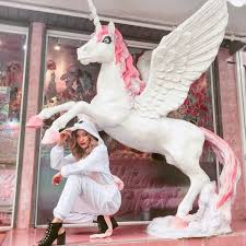 At The Unicorn Cafe In Bangkok Tag Your Friend With Whom You Must To Go There Unicorn Cafe Unicorn Art Unicorn Party