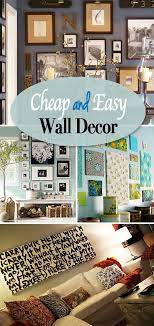 Cheap And Easy Diy Wall Decor Ideas The Budget Decorator Simple Wall Decor Living Room Decor On A Budget Diy Wall Decor