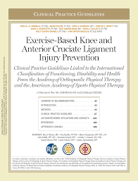 Amateur homemade girlfriends exposed and fucked. Pdf Exercise Based Knee And Anterior Cruciate Ligament Injury Prevention Clinical Practice Guidelines Linked To The International Classification Of Functioning Disability And Health From The Academy Of Orthopaedic Physical Therapy And The American