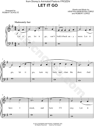I make piano tutorials for the songs you request! Let It Go From Frozen Sheet Music Easy Piano In G Major Download Print Sku Mn0152660