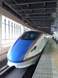 北陸新幹線 e7系 train japan train train depot
