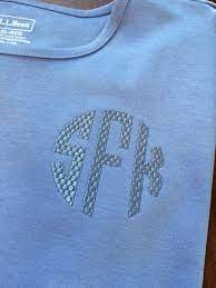 T Shirt Embroidery Without Tears Using A Brother Pe 770 Sewing Embroidery Designs Embroidery Monogram Embroidery Tshirt