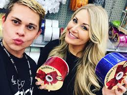 Mollie Watson and Bobby from Q Crew are at the grand opening of A.C. Moore  in Newport!! If you love arts and crafts as much as Mollie does... get here  now 😂