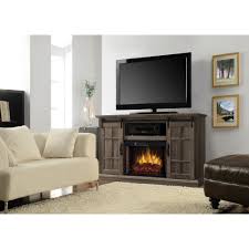 This electric fireplace sports a modern design with a maximum btu output of 5,000. Muskoka Colton 55 In W Freestanding Infrared Electric Fireplace Tv Stand With Sliding Door In Aged Oak 240 158 354 The Home Depot