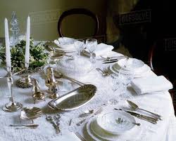 The arrangement for a single diner is called a place setting. Formal Table Setting Ireland Stock Photo Dissolve