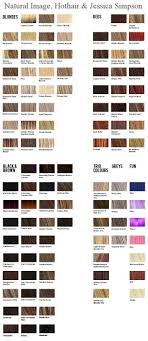 Wigs And Hair Colour Charts