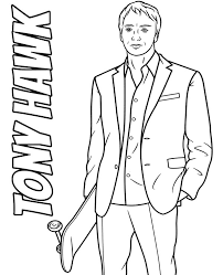 It can see prey at a distance of several kilometers. Free Printable Coloring Page With Tony Hawk And Skateboard