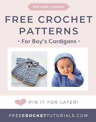Free scallop trim cardigan crochet pattern! Free Crochet Patterns For Cardigans For Boys Free Crochet Tutorials