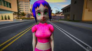 Bombchu Bowling Girl for GTA San Andreas