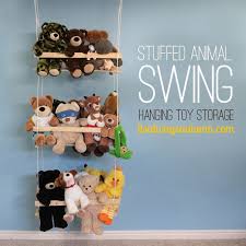 Diy Hanging Toy Storage To Organize The Stuffed Animals It S Always Autumn Creative Toy Storage Kids Room Organization Stuffed Animal Storage