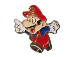 Nintendo Mario Vintage Video Game Enamel Pin Tie Hat Pinback Etsy Vintage Video Game Mario Mario And Luigi