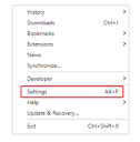 How to go to the browser settings - javatpoint