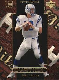 Psacard.com) another valuable peyton manning football card from the 90s is this 1998 sp authentic. 1999 Upper Deck Ovation Football Card 23 Peyton Manning Ebay