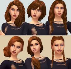 The Sims 4 Hair Tumblr Sims 4 Sims 4 Sims Hair