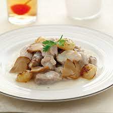 600 g di bocconcini di carne di vitello senza nervi, privi di nervi, a pezzi (2 cm). Blanquette Di Vitello Con Cipolline Bianche Lagostina