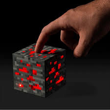 Minecraft Light Up Redstone Ore Square Night Light Led Joejoe Bean