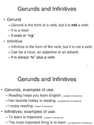A gerund phrase is a phrase that begins with a gerund, and functions as a noun. Gerunds Amp Infinitives Verb Noun
