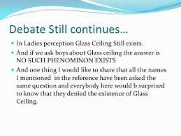* different pay for comparable work. Glass Ceiling