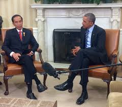 Terpilih dalam pemilu presiden 2014. President Obama Applauds Indonesia For Promoting Democratization Process