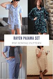 Stylish, downloadable pdf sewing patterns with unparalleled instruction! New Pattern For Sale The Rayen Pajama Set Pdf Sewing Pattern On The Cutting Floor Printable Pdf Sewing Patterns And Tutorials For Women